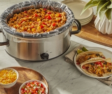 Easy Slow Cooker Shredded Chicken Tacos