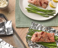 Salmon with Asparagus &amp; Sun-dried Tomatoes