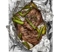 Steak and Asparagus Foil Packet