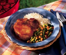Barbecue Pork Chops Medley