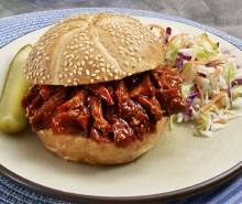 Slow Cooker Brisket Barbecue Sandwiches