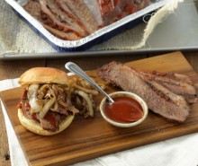 BBQ Brisket with Caramelized Onions