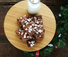 Peppermint Candy Cane Brownies