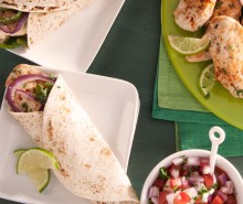 Chili-Lime Chicken Snack Wraps