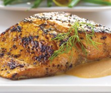 Honey Mustard Baked Salmon