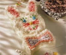 Easter Ice Cream Cake with Funny Bunny Pattern Recipe