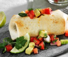 Grilled Bean and Rice Burritos