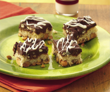 Nutty Chocolate Pretzel Bars