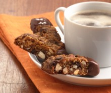 Nutty Chocolate Chip Biscotti