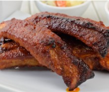 Oriental Peach Glazed Ribs