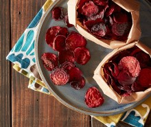Beet Chips with Sea Salt and Smoked Paprika