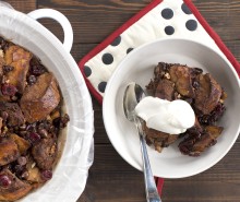 Slow Cooker Chocolate Pecan Bread Pudding