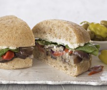 Roasted Eggplant Subs