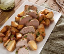 Easy Pork Tenderloin with Roasted Potatoes
