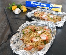 Grilled Shrimp Scampi Foil Packets