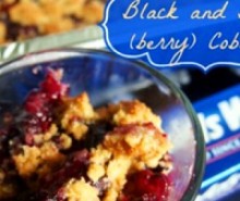 Black and Blueberry Cobbler