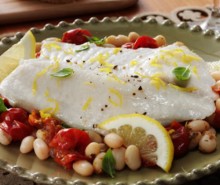 Tuscan Style Tilapia and Cannellini Beans