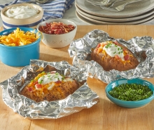 How to Bake Potatoes in the Oven with Foil