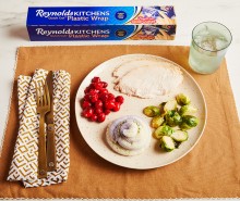 Plastic Wrap Hack: Piped Potatoes