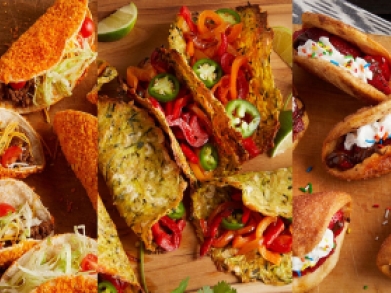 Three Twists on Taco Shells